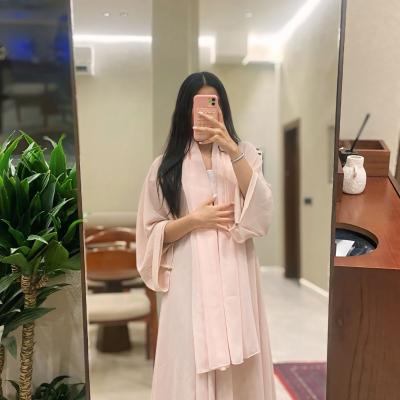 Blush abaya 